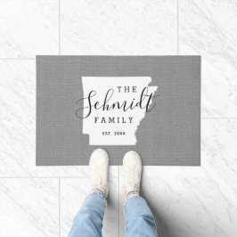 Arkansas Monogram Staat Doormat Fußmatte