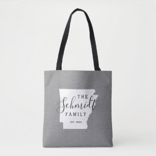 Arkansas Monogram Staat Tote Bag Tasche
