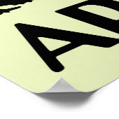 Arkansas National Parks Infografik Karte Poster (Ecke)