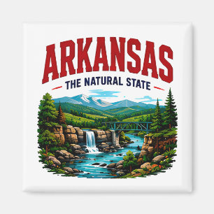 Arkansas Naturschönheit Abenteuer Magnet