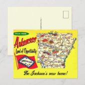 Arkansas - New Home Postcard  Postkarte (Vorne/Hinten)