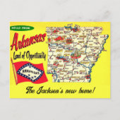Arkansas - New Home Postcard  Postkarte (Vorderseite)