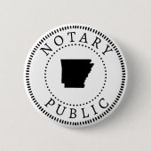 Arkansas Notary Public Button (Vorderseite)