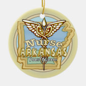 Arkansas Nurse Caduceus Ornament (Vorne)
