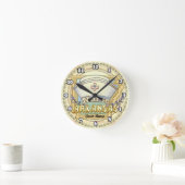 Arkansas Nurse Runde Wanduhr (Zuhause)