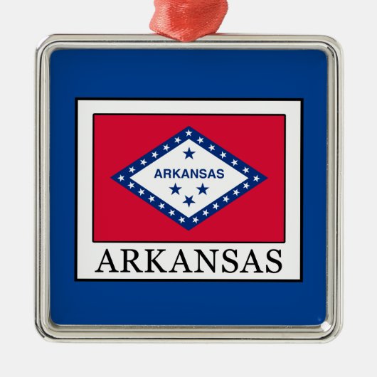 Arkansas Ornament Aus Metall (Vorne)