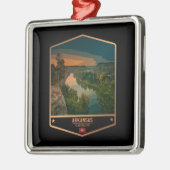 Arkansas Ornament Aus Metall (Links)