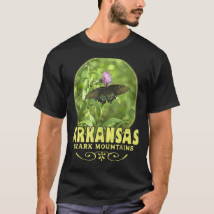 Arkansas Ozark Mountains Frack Butterfly Nat T-Shirt