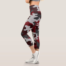 Arkansas Ozark Razor Boar Camo  Capri Leggings