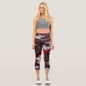 Arkansas Ozark Razor Boar Camo Capri Leggings (Vorderseite)