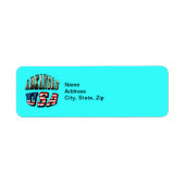 Arkansas Picture und USA Flag Text (Vorne)