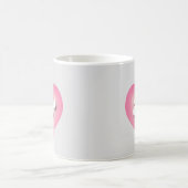 Arkansas pink fade heart - I Liebe Kaffeetasse (Mittel)