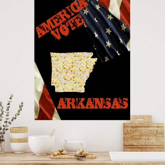 ARKANSAS POSTER (Küche)