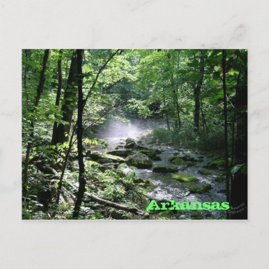 Arkansas Postkarte (Vorderseite)