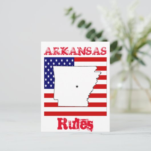 ARKANSAS POSTKARTE (Stehend Vorderseite)
