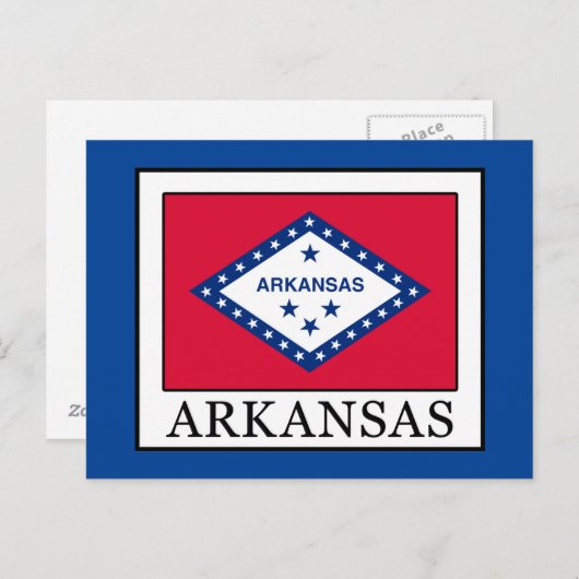 Arkansas Postkarte (Vorne/Hinten)