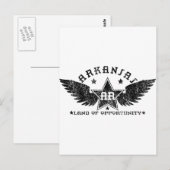 Arkansas Postkarte (Vorne/Hinten)