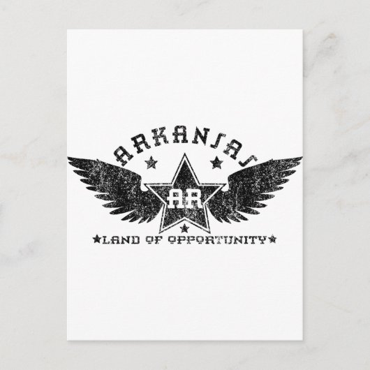 Arkansas Postkarte (Vorderseite)