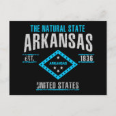 Arkansas Postkarte (Vorderseite)