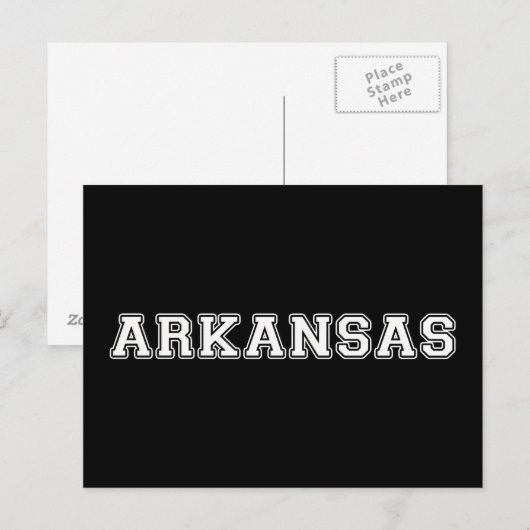 Arkansas Postkarte (Vorne/Hinten)