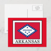 Arkansas Postkarte (Vorne/Hinten)