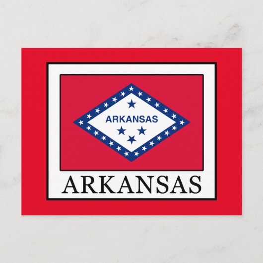 Arkansas Postkarte (Vorderseite)