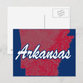 Arkansas Postkarte (Vorne/Hinten)