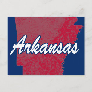 Arkansas Postkarte
