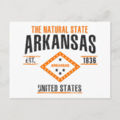 Arkansas Postkarte (Vorderseite)