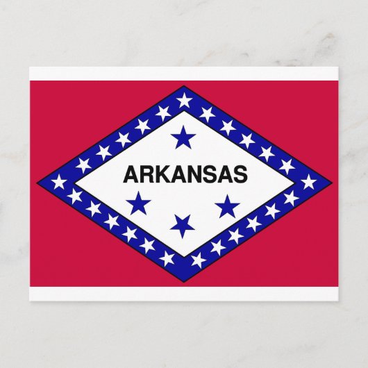 Arkansas Postkarte (Vorderseite)
