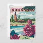 Arkansas Postkarte (Vorne/Hinten)