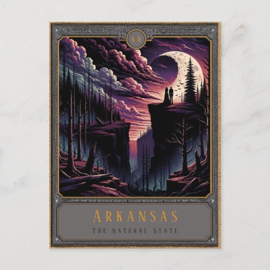 Arkansas | Postkarte Gothic Art (Vorderseite)