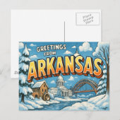 ARKANSAS-Postkarte Postkarte (Vorne/Hinten)