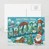 ARKANSAS-Postkarte Postkarte (Vorne/Hinten)