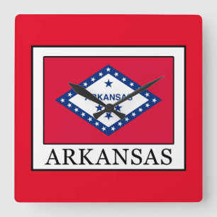Arkansas Quadratische Wanduhr