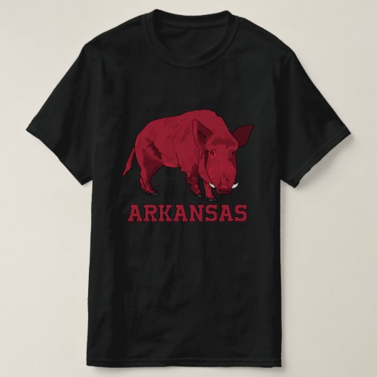 Arkansas Razorback T - Shirt (Design vorne)