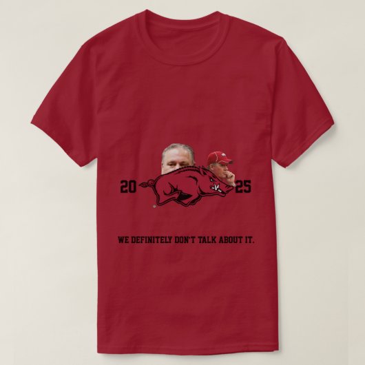 Arkansas Razorbacks 2025 T-Shirt (Design vorne)
