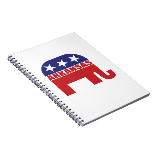 Arkansas-Republikaner-Elefant Notizblock (Rechte Seite)
