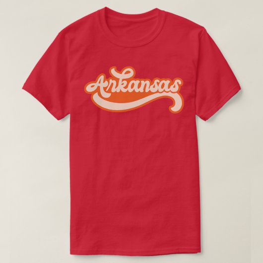 Arkansas Retro 1 T-Shirt (Design vorne)