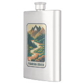 Arkansas River Colorado Colors Flachmann (Links)