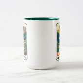 Arkansas River Colorado Colors Zweifarbige Tasse (Mittel)