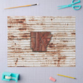 Arkansas rosa Form Seidenpapier (Basteln)