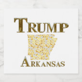 ARKANSAS SCHAUMWEINETIKETT (Einzelnes Label)
