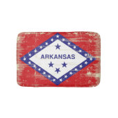 Arkansas-Schmutz Flagge Badematte (Vorderseite)