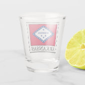 Arkansas Schnapsglas (Rückseite)