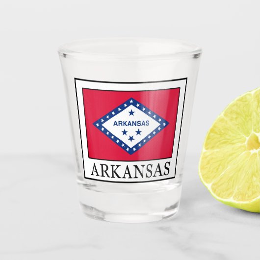 Arkansas Schnapsglas (Vorderseite)