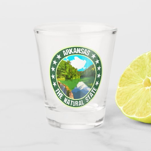 Arkansas Schnapsglas (Vorderseite)