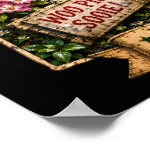 Arkansas-Skull-Kunstposter - State of Mind Poster (Ecke)