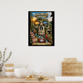 Arkansas-Skull-Kunstposter - State of Mind Poster (Küche)