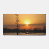 Arkansas Sonnenaufgang auf dem Millwood Lake Schreibtischunterlage (Vorderseite)